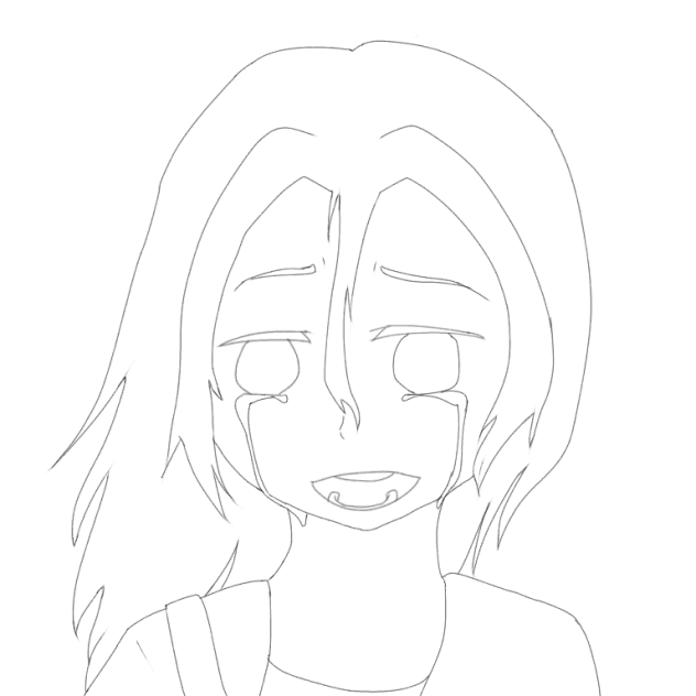 泣いたレイチェル・線画