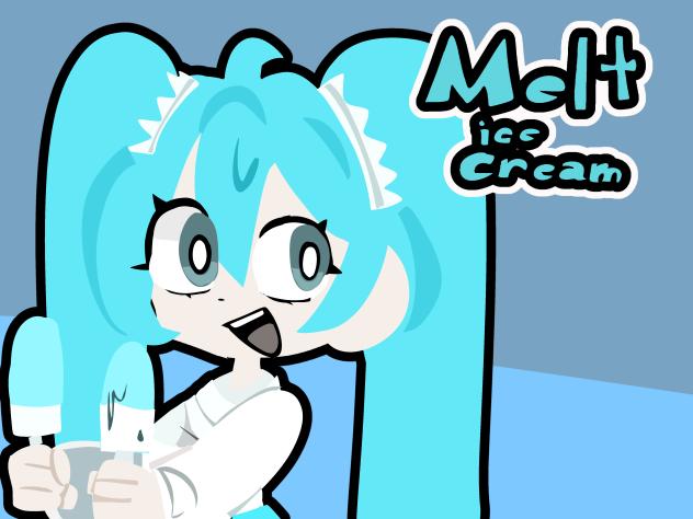 MELT ICE CREAM MIKU