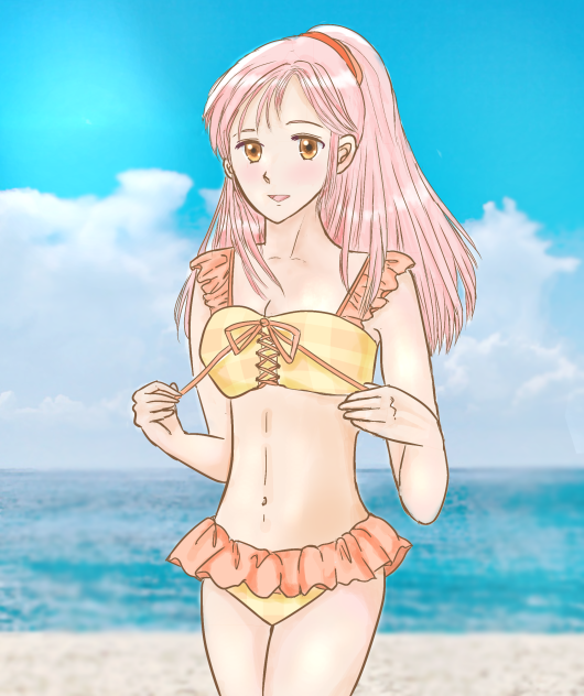 さあ、泳ぎに行こう！