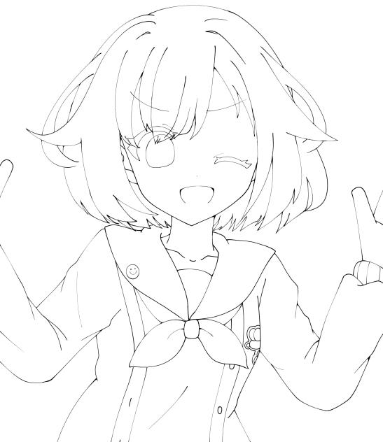 プロセカの推し　線画