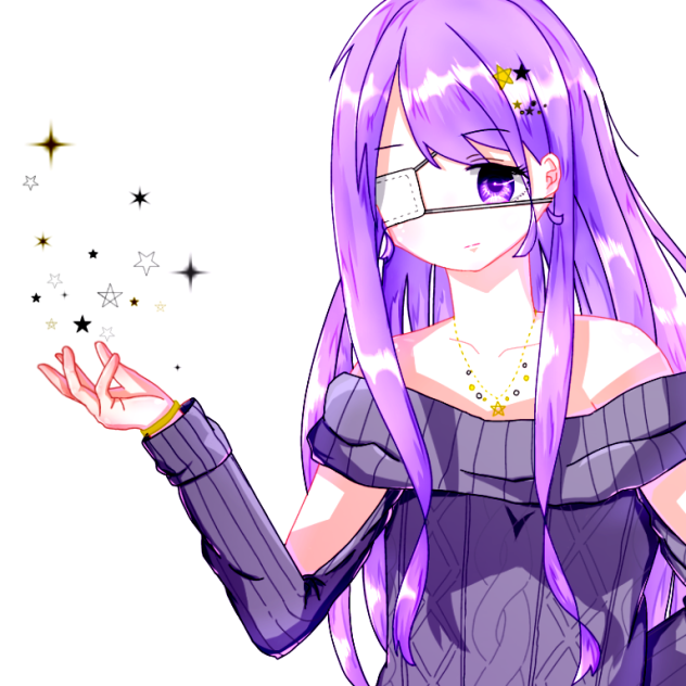 むらさきのきらきら
