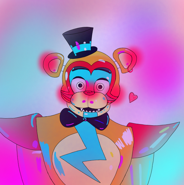 Glamrock freddy's in love!