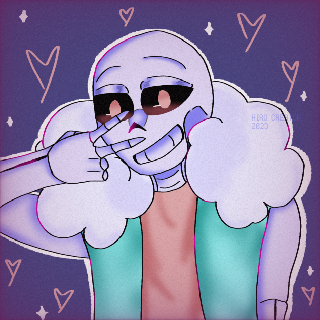 Sans AU from my friend