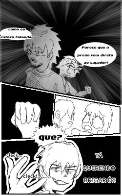página do meu mangá