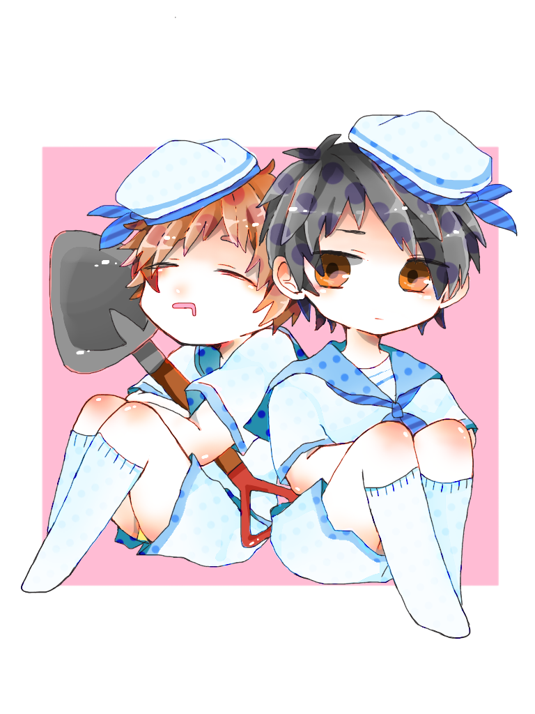 穴掘りコンビ Ibispaint
