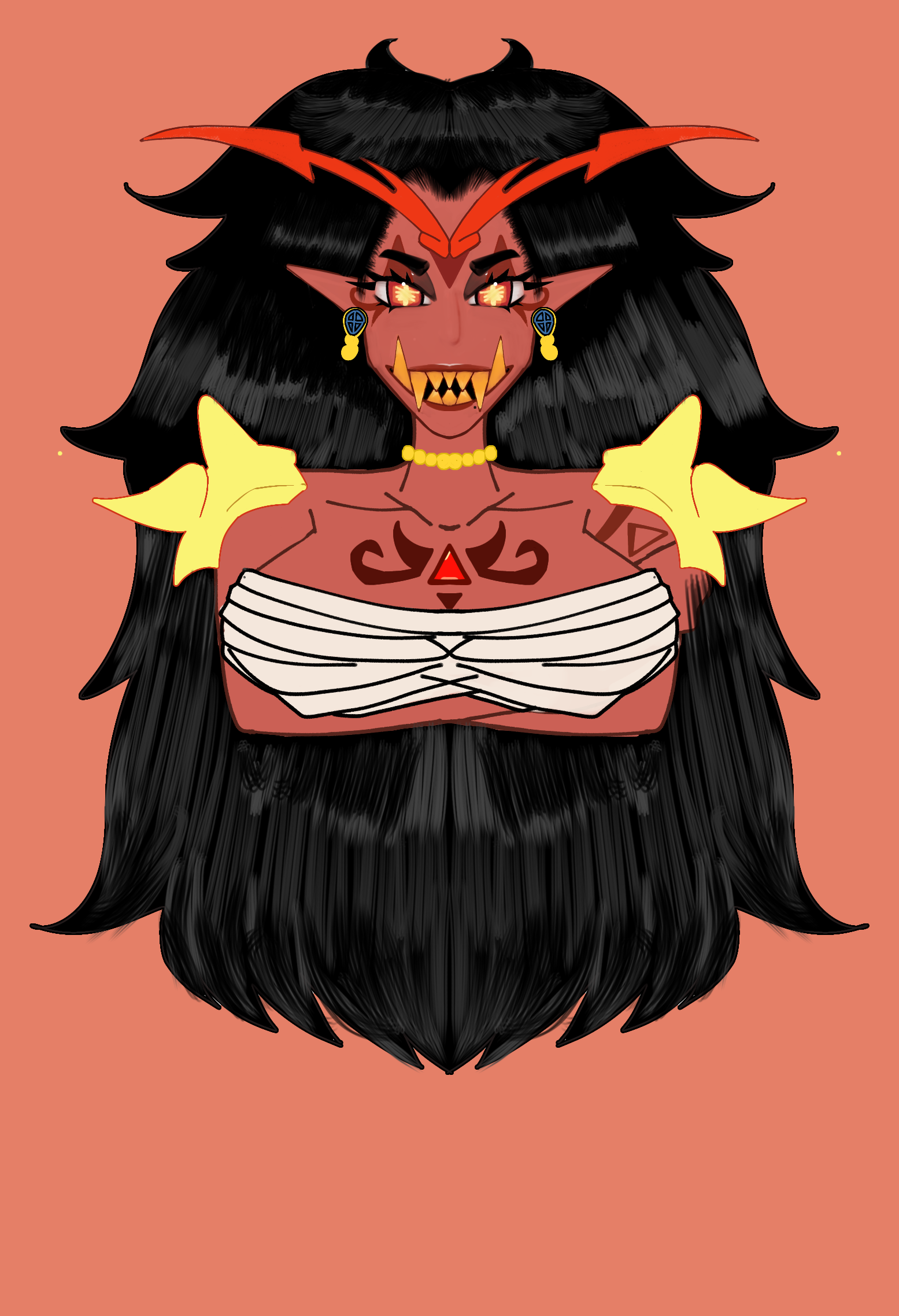 Female burning spice! - ibisPaint