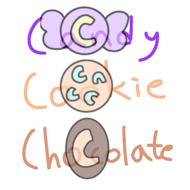Candy Cookie Chocolate - ibisPaint