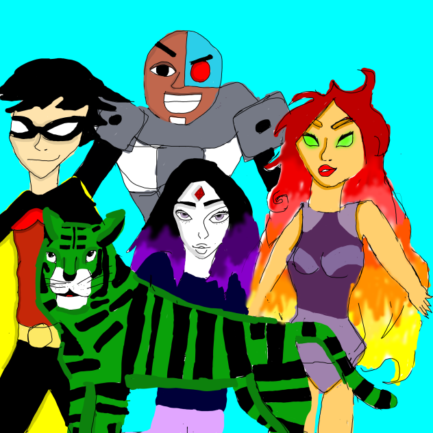 Teen titans fan art