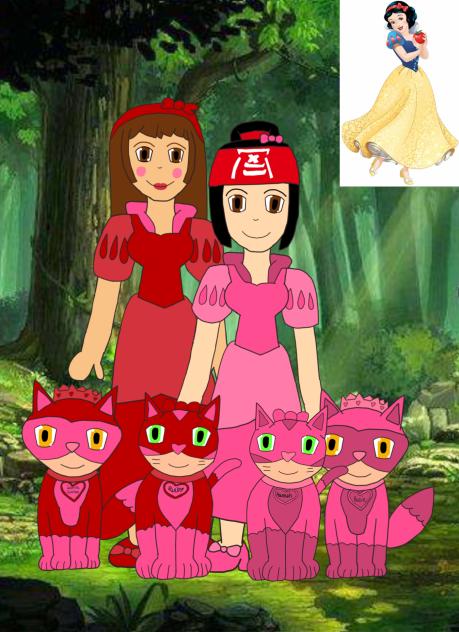 Wendy And Suzume As Snow White Style.