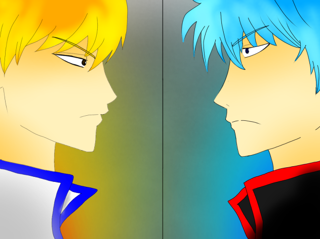 銀魂 銀時&金時描いてみた