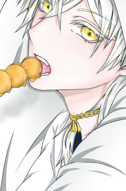 橘 れん様の線画をお借りしました