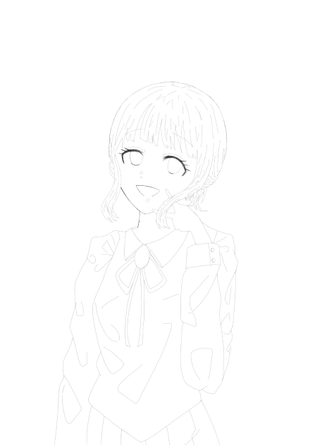 ピース線画