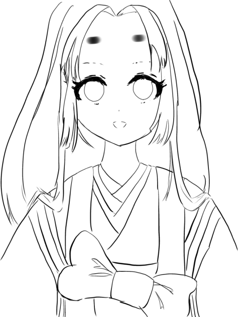 線画！💜🌸💟