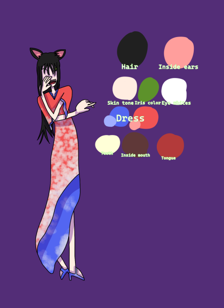 My cat if she was a charecter