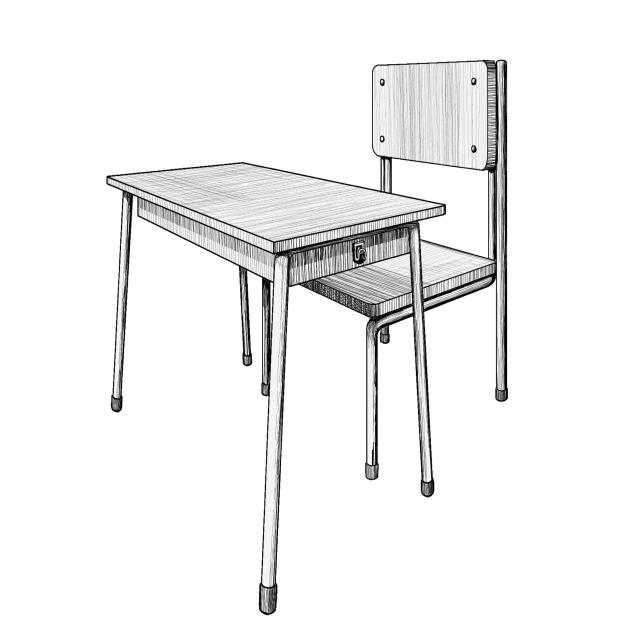 School Table And Chair