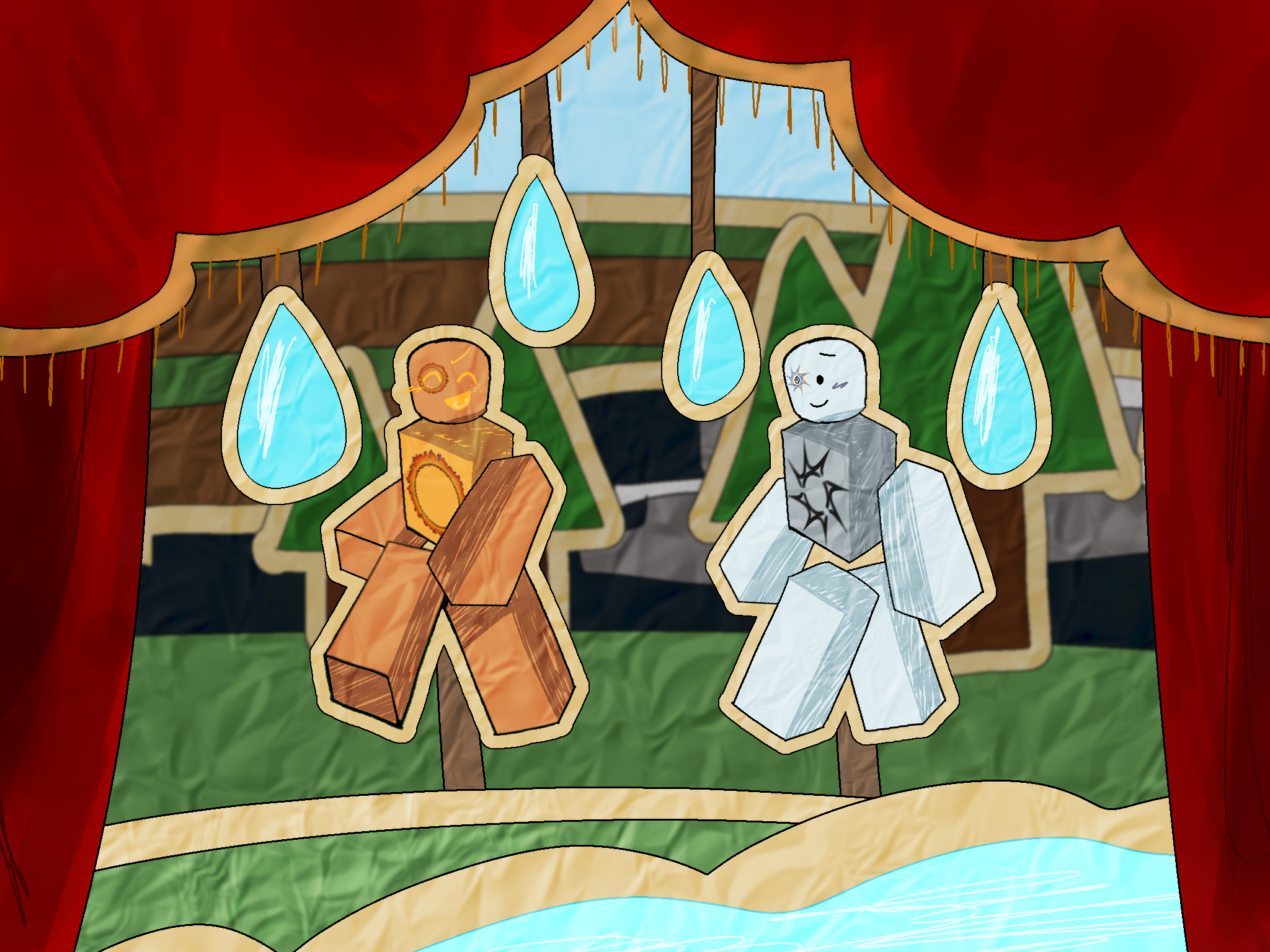 Sinking town - ibisPaint
