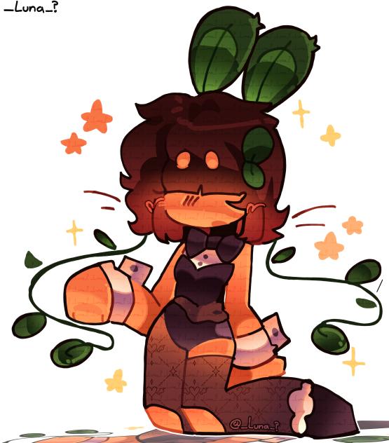 🎩🪴 - Plant Luna BunnySuit - 🪴🎩