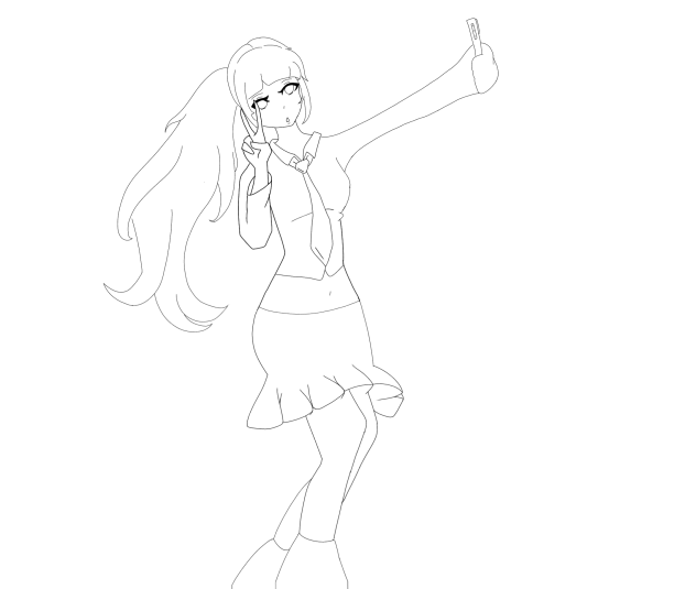 fixed(I guess) version of preppy girl - ibisPaint