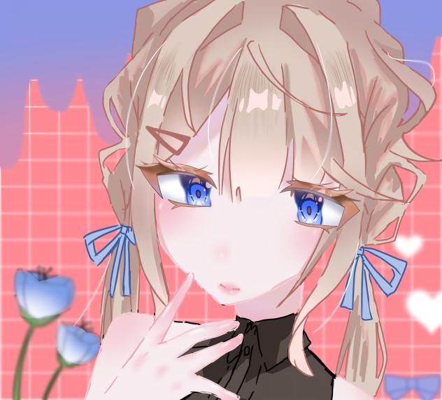 青い目