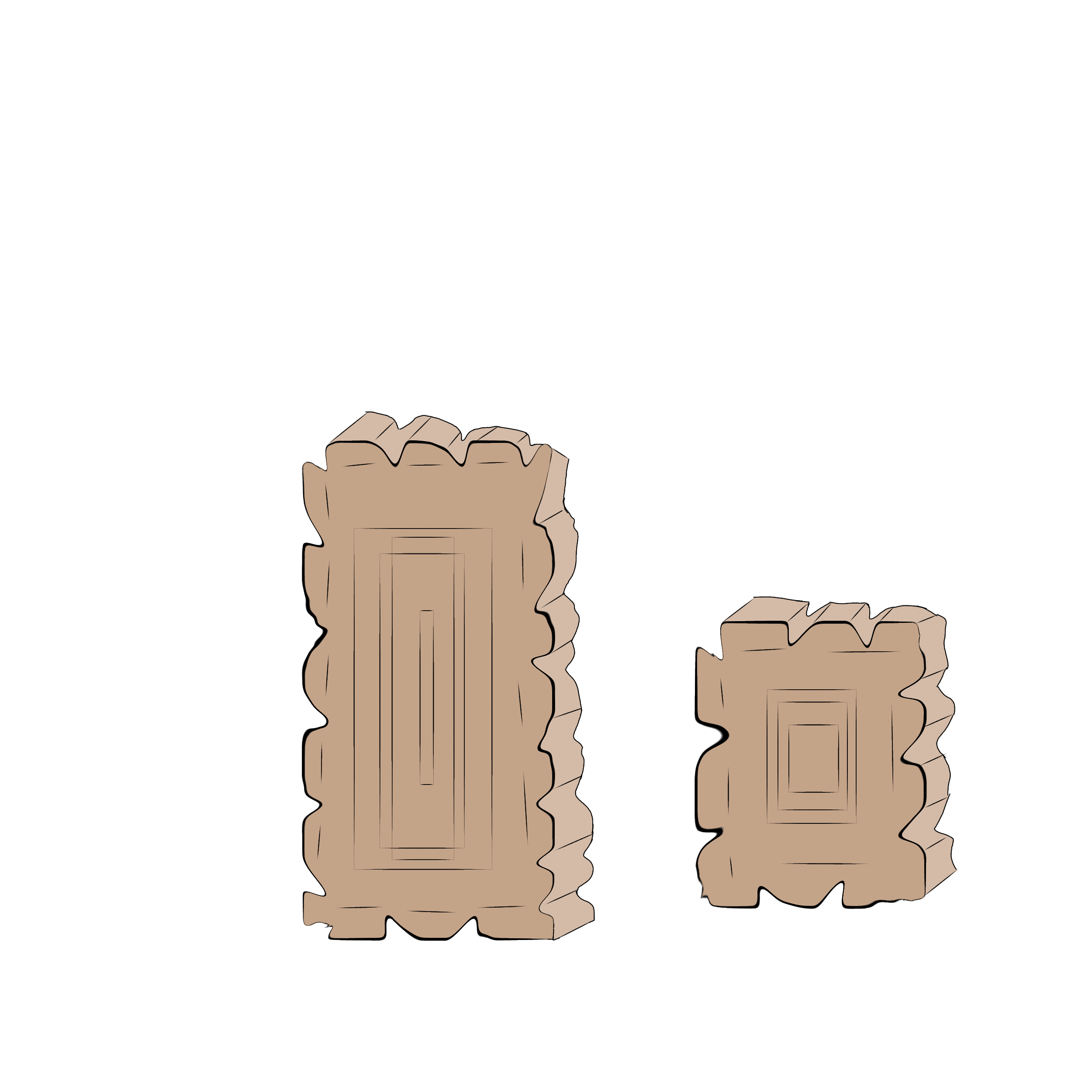 Wooden Decoration - ibisPaint