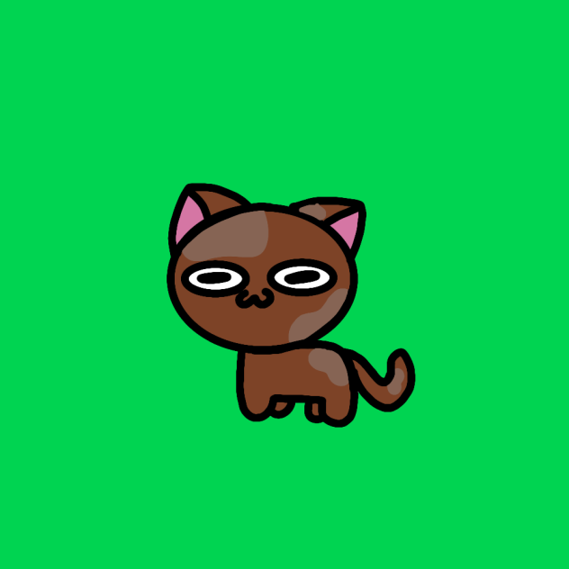 Cute simple cat