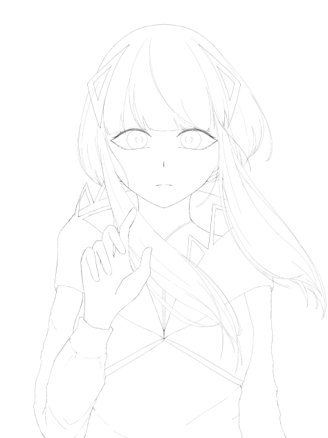 可不ちゃん 線画 - ibisPaint