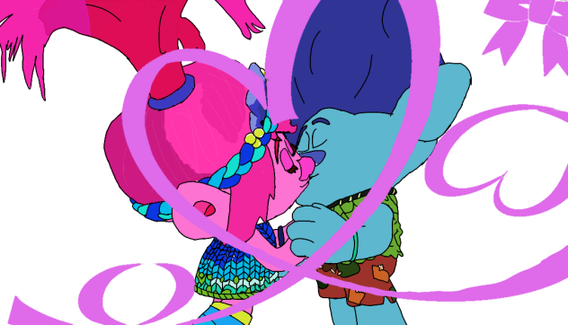 Poppy and Branch Finally Kiss in Trolls