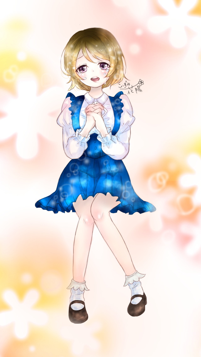 2222円 小泉花陽 ミニ色紙イラスト 2222円 小泉花陽 ミニ色紙イラスト
