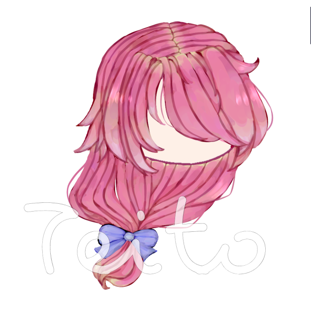 Edit hair - ibisPaint