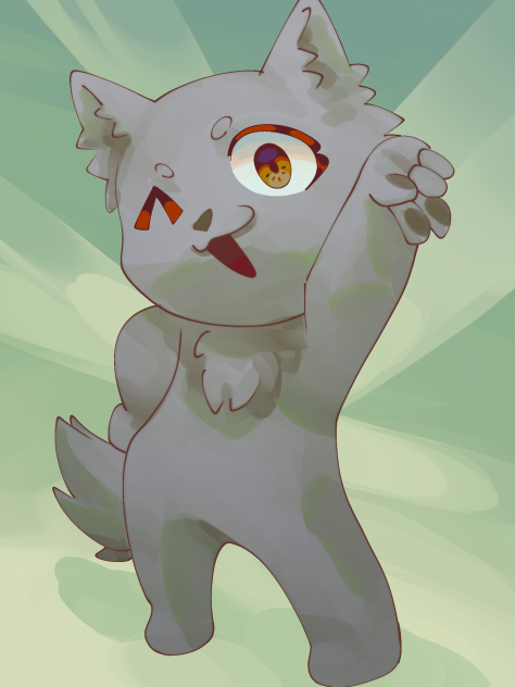Peace sing doggo - ibisPaint