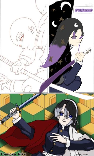 Drawing collab! Kny OC ver