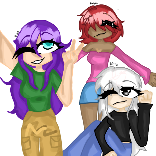 Duck, Evalynn, and Nora! 💫💫💫