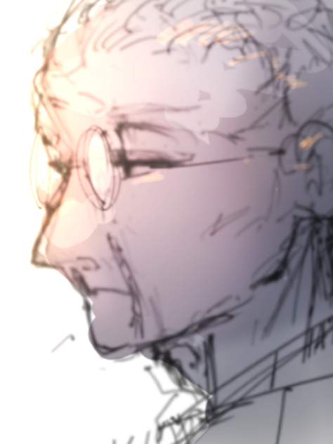 博士　ラフ