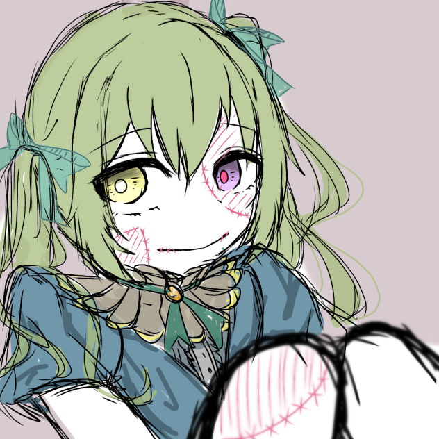 ハロウィンイラスト【ラフ】