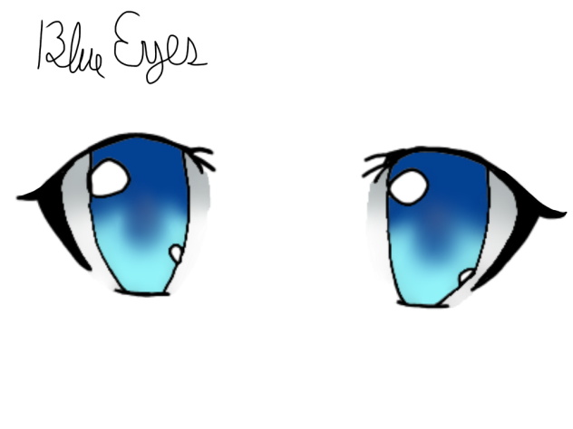 Blue Eyes speed paint