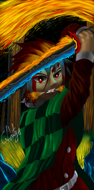 Tanjiro Kamado Redrawn