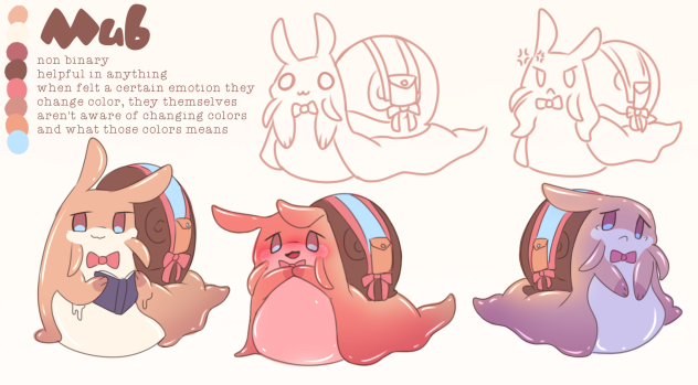 Mub the snail new oc