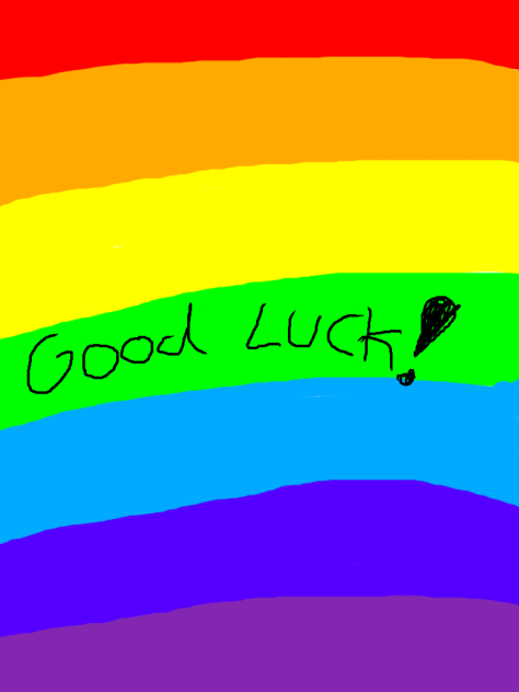rainbow wallpaper good luck!