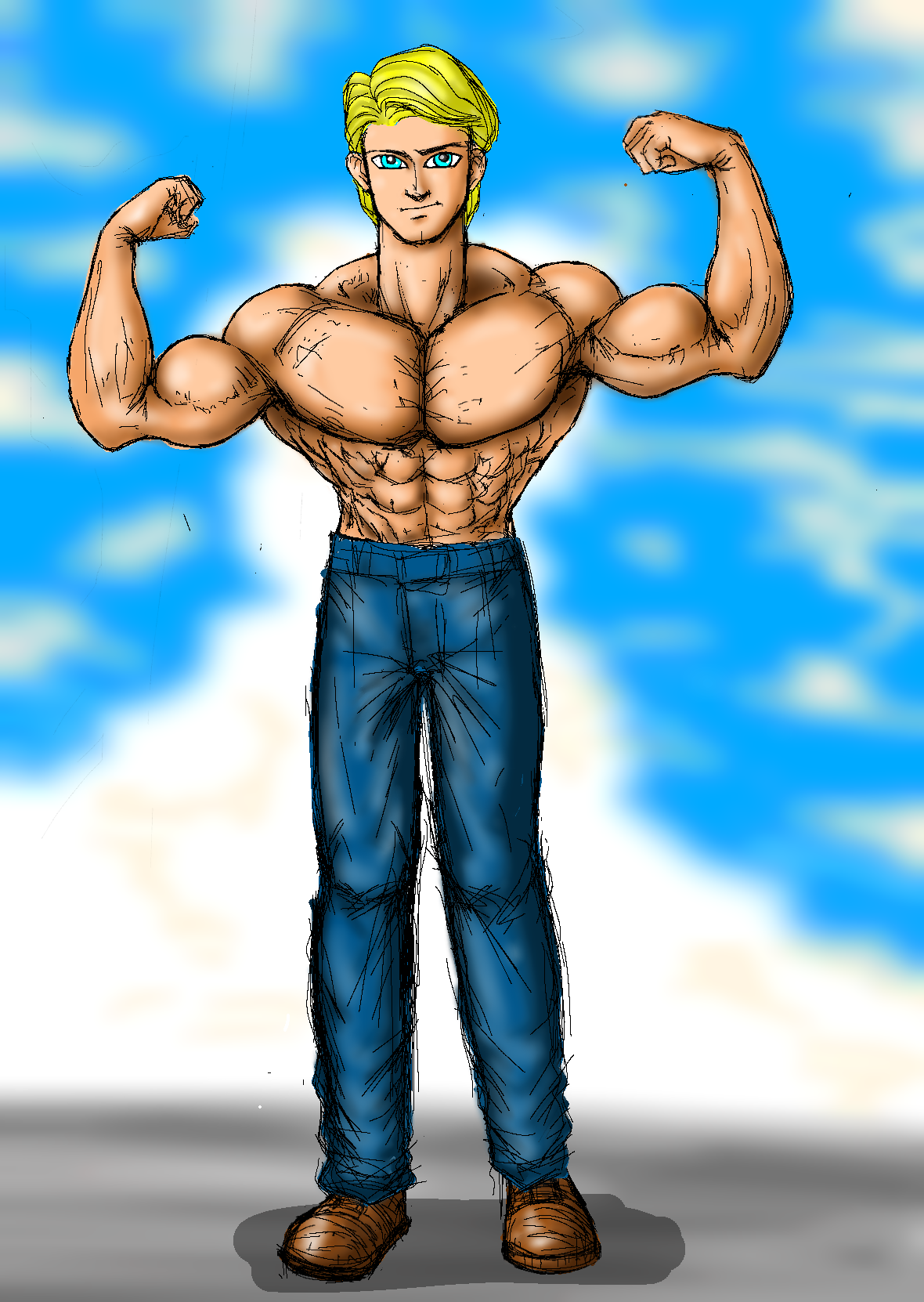 筋肉男子2 Ibispaint