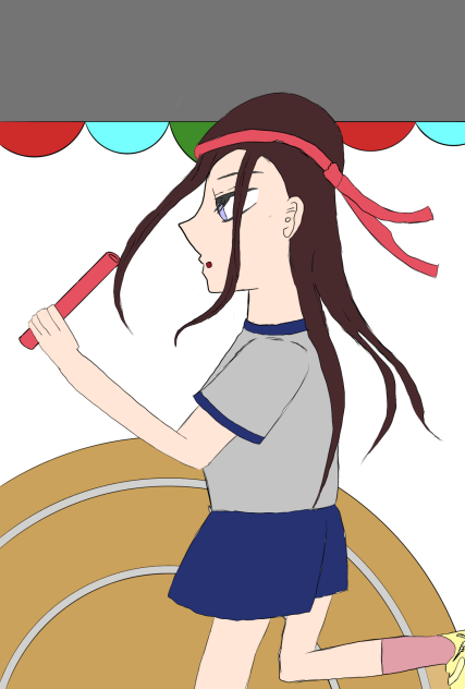 運動会、リレー