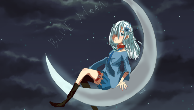 blue moon - ibisPaint