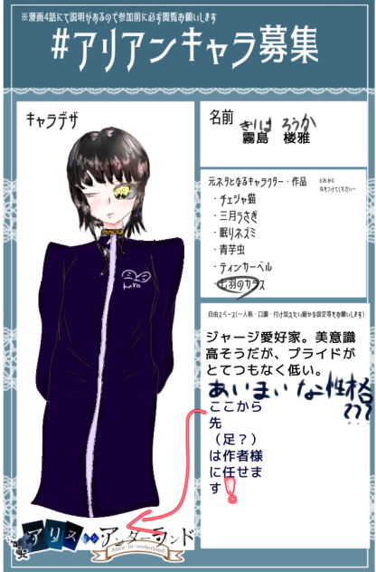 アリアンキャラ募