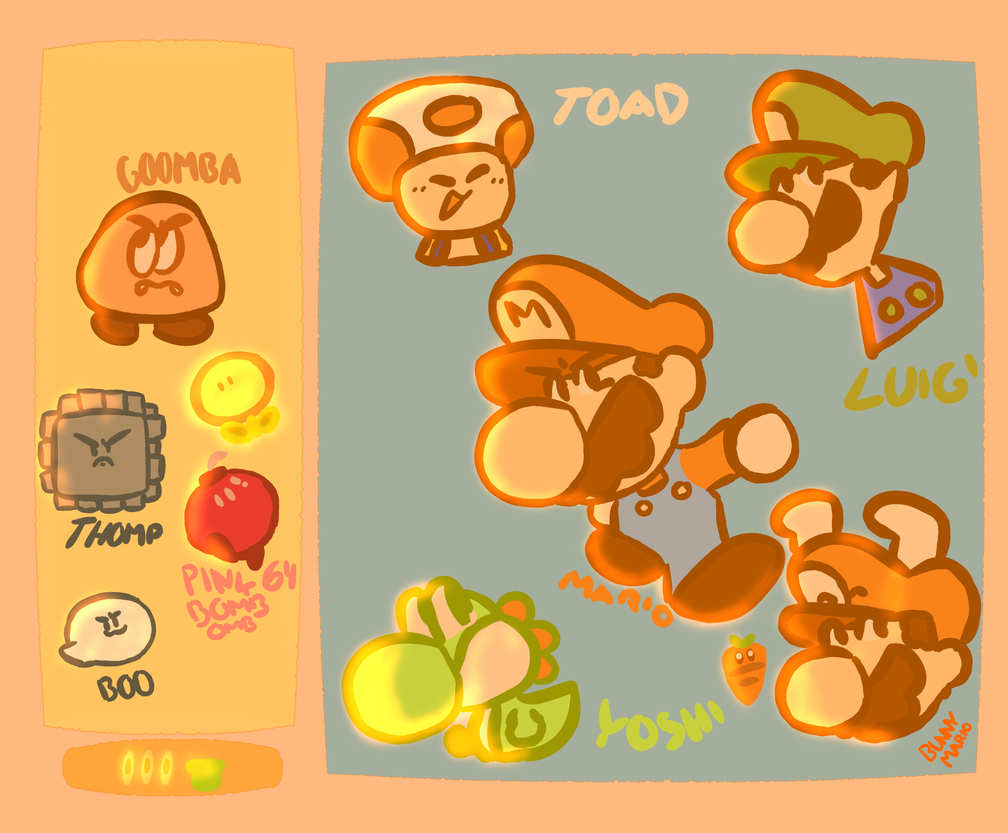 Mario stuff - ibisPaint