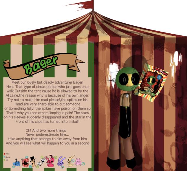 My tadc oc in the freakshow au