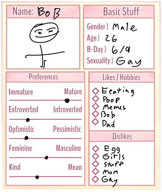 Character Sheet Example