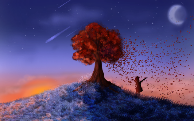 Through the wind - ibisPaint