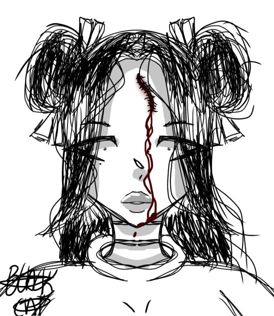 Oh s— I’m bleeding - ibisPaint