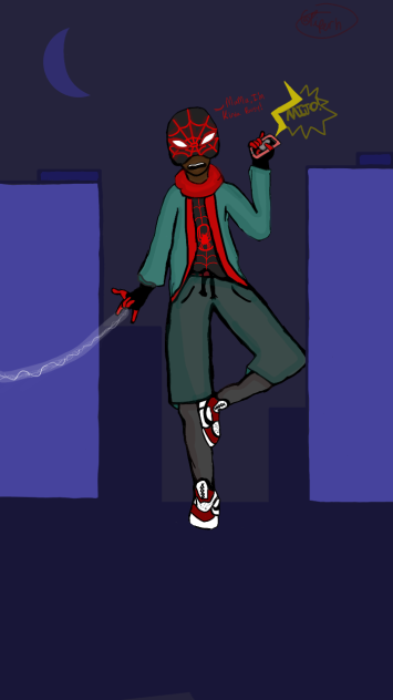 Miles Morales ❤️🖤🕷️🕸️