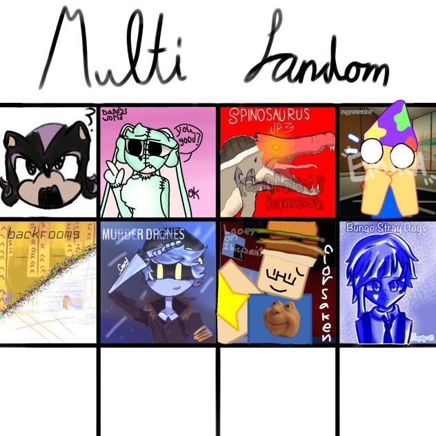 Multi fandom collab thingy !!