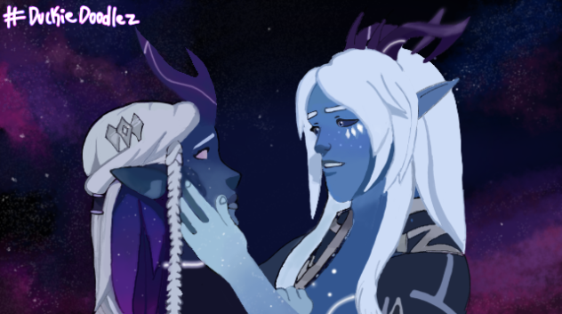 Aaravos & Leola - The dragon prince in